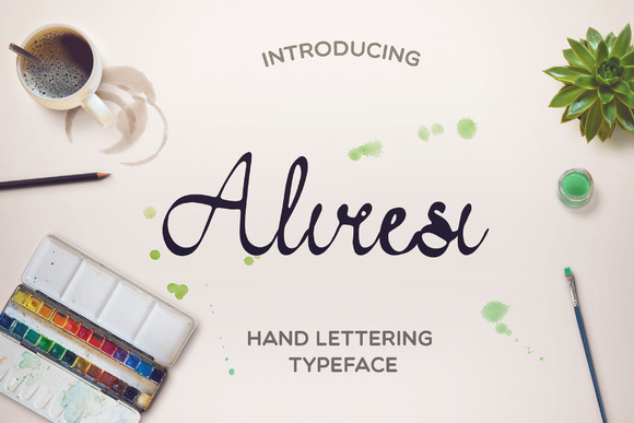 Aliresi: A Versatile Hand Lettering Typeface for Crafters