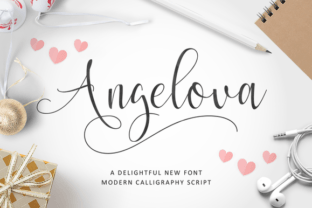 Angelova Font Review: A Modern Script for Brand Identity