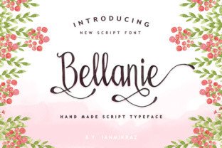 Bellanie Font: Elegant Script for Handmade Products