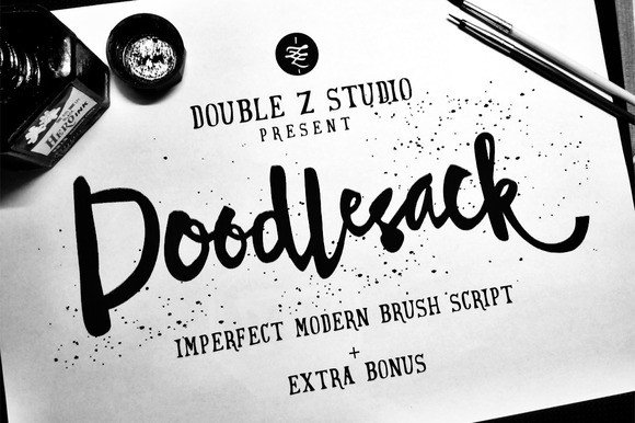 Doodlesack: A Perfectly Imperfect Script Font for Modern Web Design