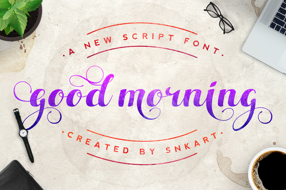 Enhance Your Brand with Good Morning Font
