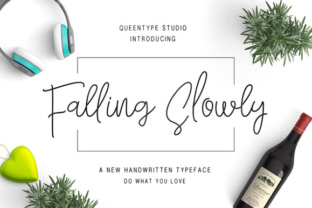 Falling Slowly Typeface for Editorial Design