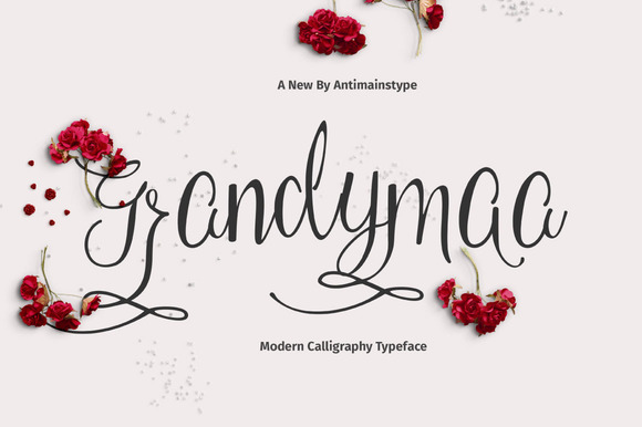 Grandymaa: A Sweet Calligraphy Font for Elegant Web Design