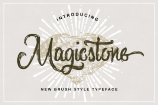 Magicstone Typeface: A Hand-Painted Script for Editorial Design