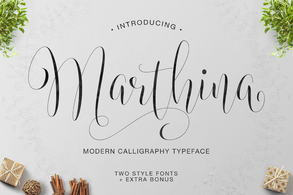 Marthina Font: Elevating Campaign Visuals with Aristocratic Script