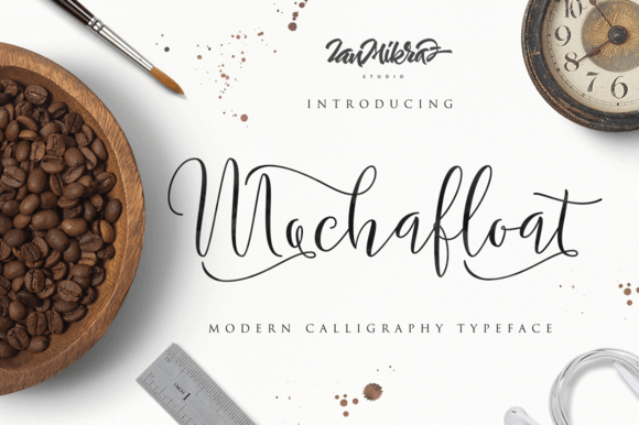 Mochafloat Font: Elevating Campaign Visuals with Elegant Script