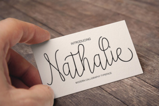 Nathalie Font: Elegant Handwriting for Editorial Design