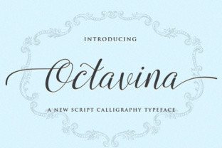 Octavina: A Designer’s Take on This Script Font