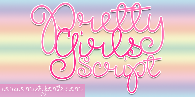 Pretty Girls Font: A Mono Line Script for Branding