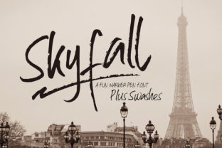 Skyfall Font: Adding Hand-Drawn Warmth to Editorial Layouts
