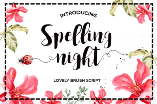 Spelling Night: A Romantic Script Font for Engaging Campaigns