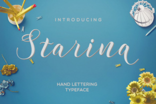 Starina: A Hand-Drawn Modern and Romantic Script Font