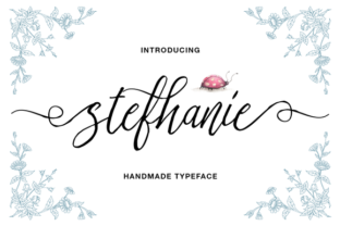 Stefhanie Font: Handmade Script for Craft Labels