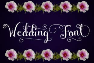 Wedding Font: A Script Typeface for Editorial Design